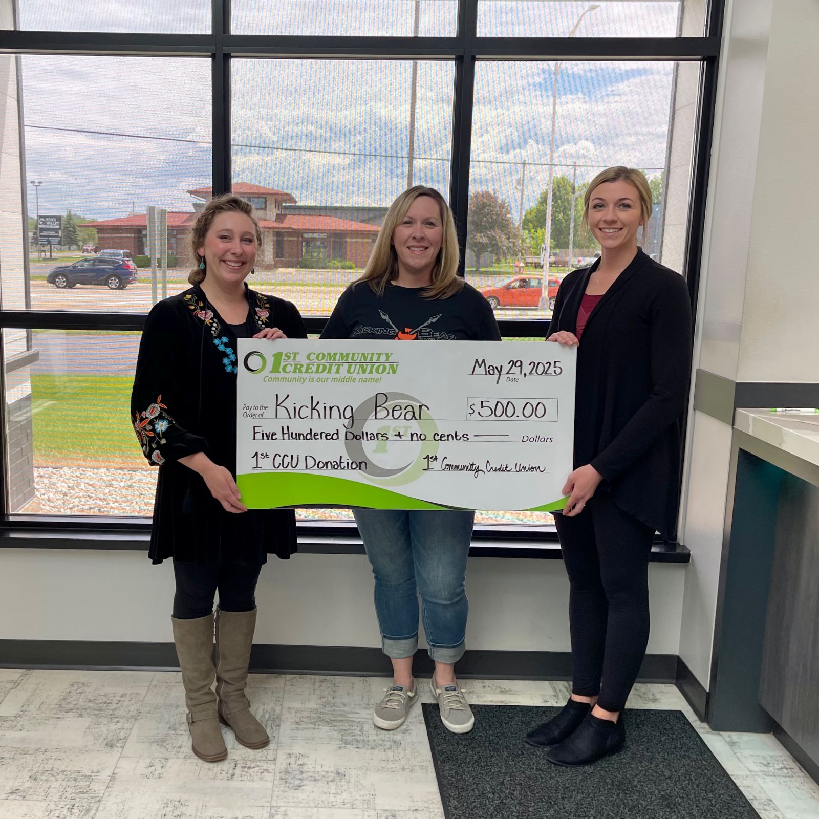 Kicking Bear Donation