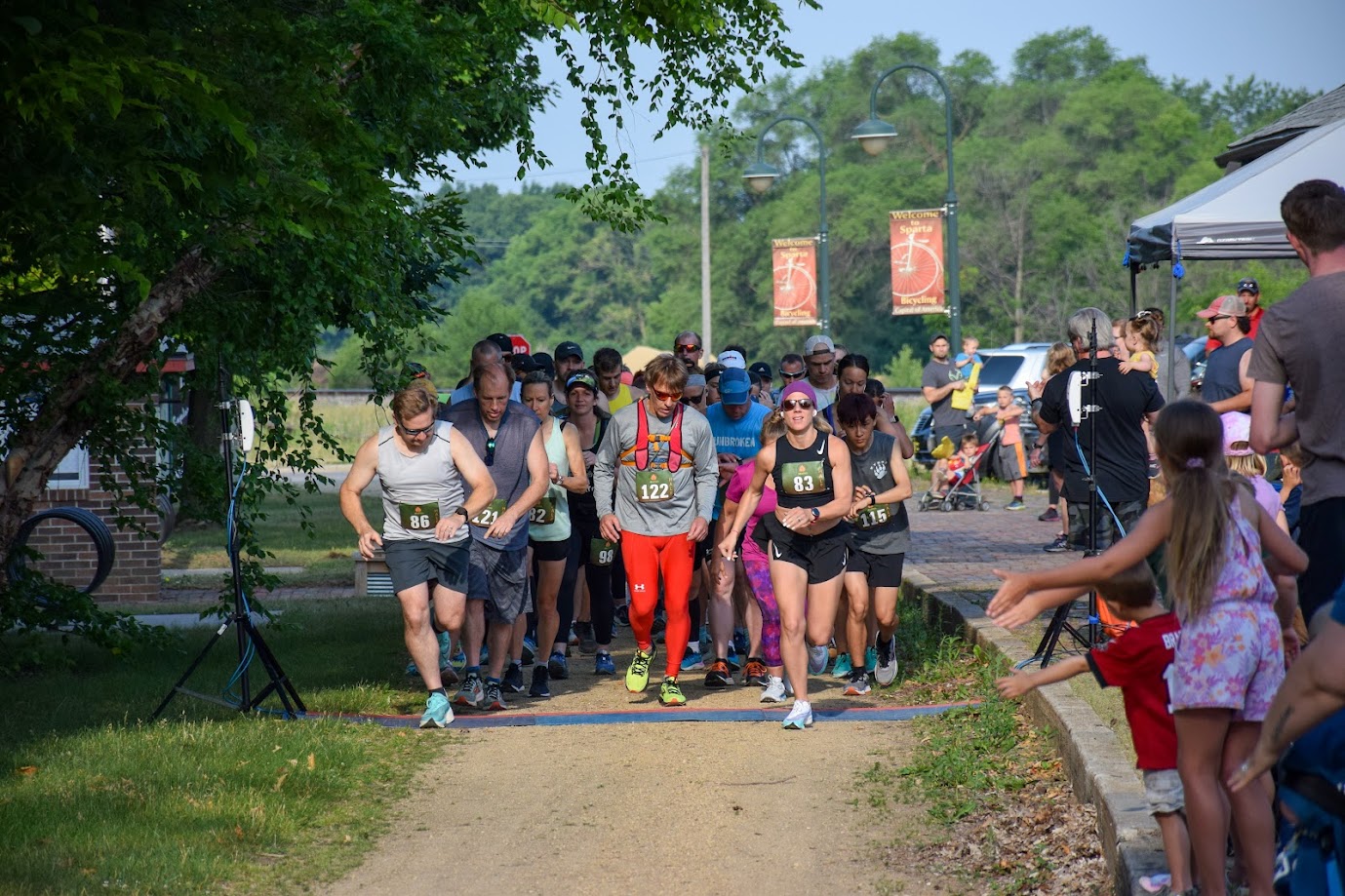 2023 Sparta Half Marathon starting line